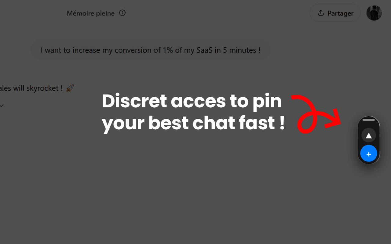 Extension Pin GPT Chats - preview 2