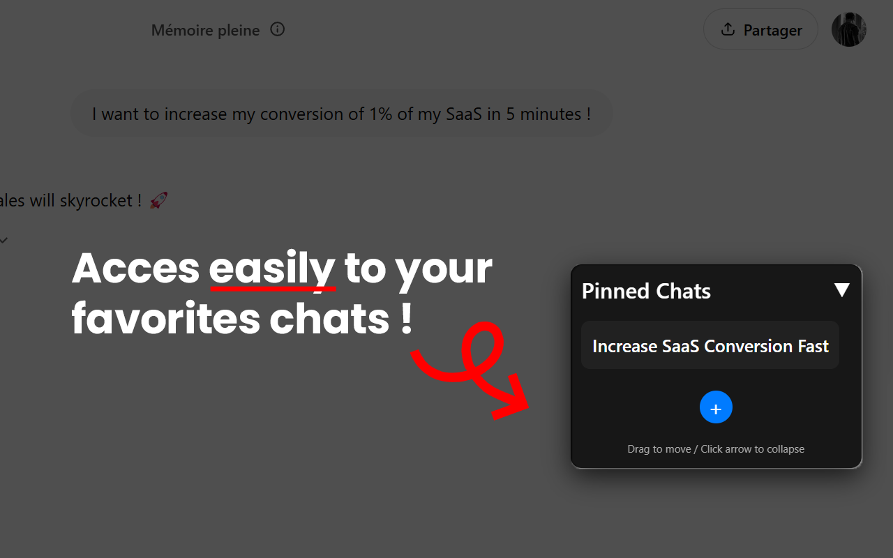 Démonstration Pin GPT Chats